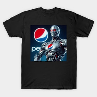 Cyborg Pepsi Man T-Shirt